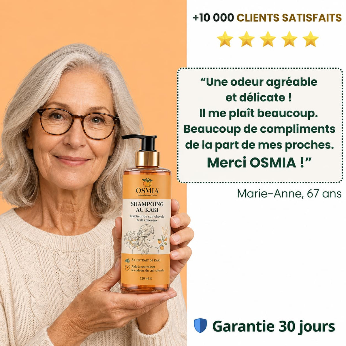 OSMIA │ Shampoing Anti-Odeurs au Kaki