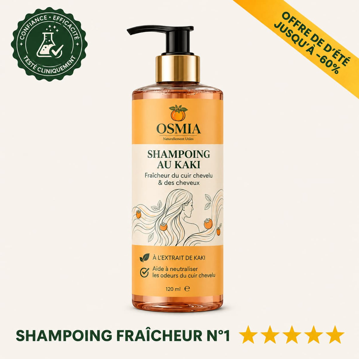 OSMIA │ Shampoing Anti-Odeurs au Kaki